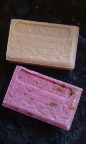 Calendula & Rose Petal soaps